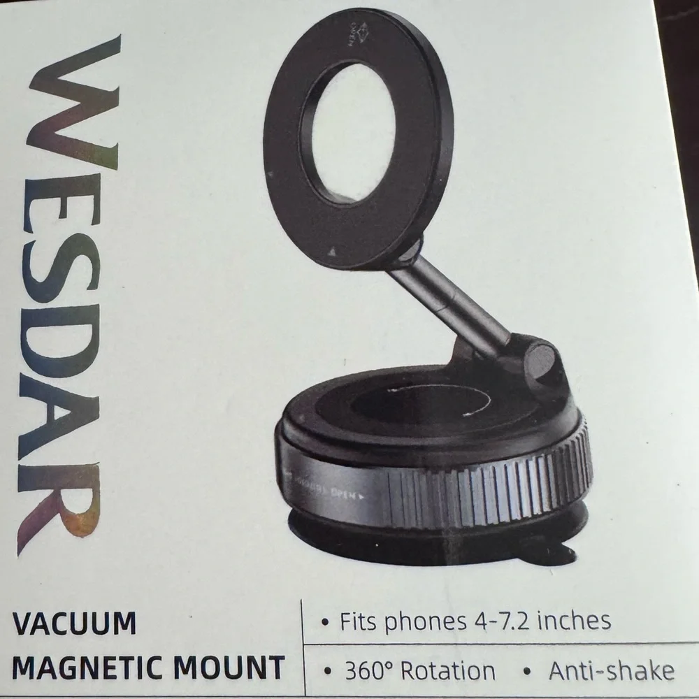 Universal Magnetic Phone Mount Stand - Black